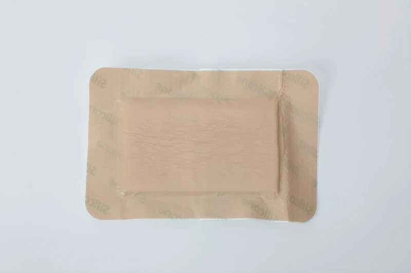Rectangular Bordered Silicone Gel Foam Dressing