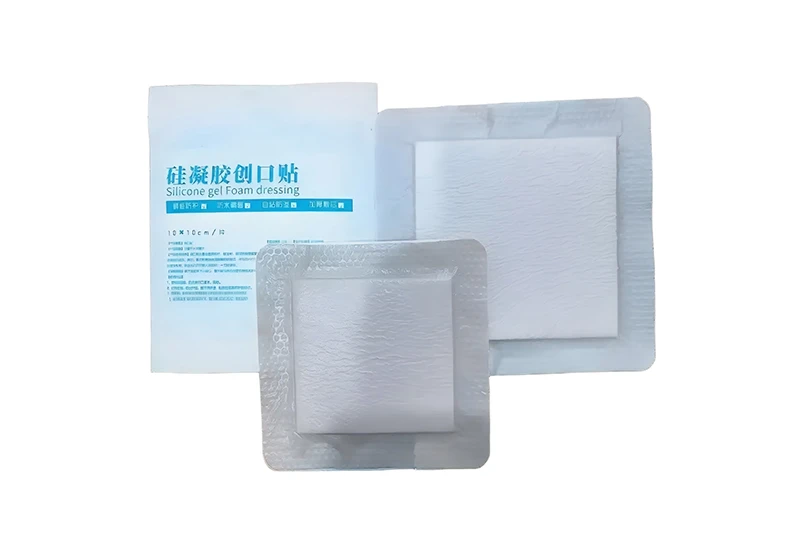 Multi-Layer Island Silicone Gel Foam Dressing