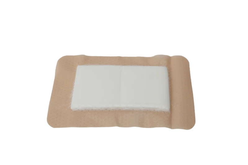 Rectangular Bordered Silicone Gel Foam Dressing