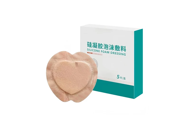 Sacral Heart-Shaped Silicone Gel Foam Dressing