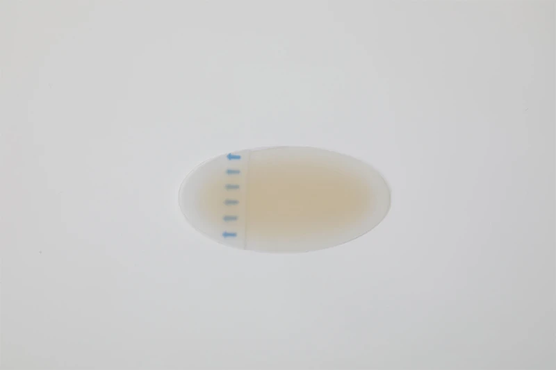 Oval Bordered Premium Hydrocolloid Wound Dressing