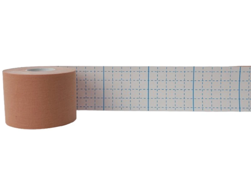 Pre-Cut Brown Kinesiology Tape Strips