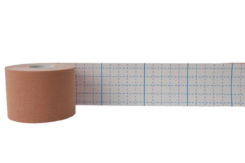Pre-Cut Brown Kinesiology Tape Strips