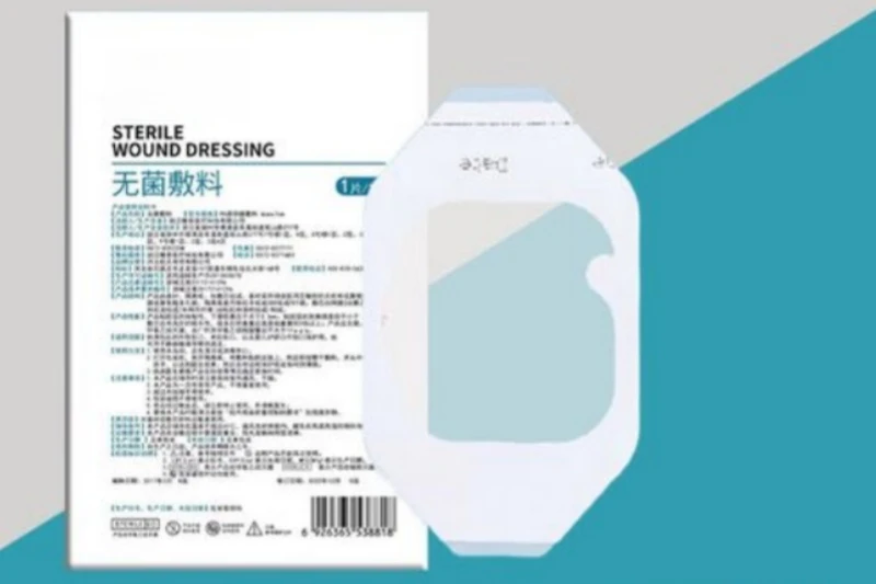 High-Absorbency Bordered Catheter Fixing Dressing