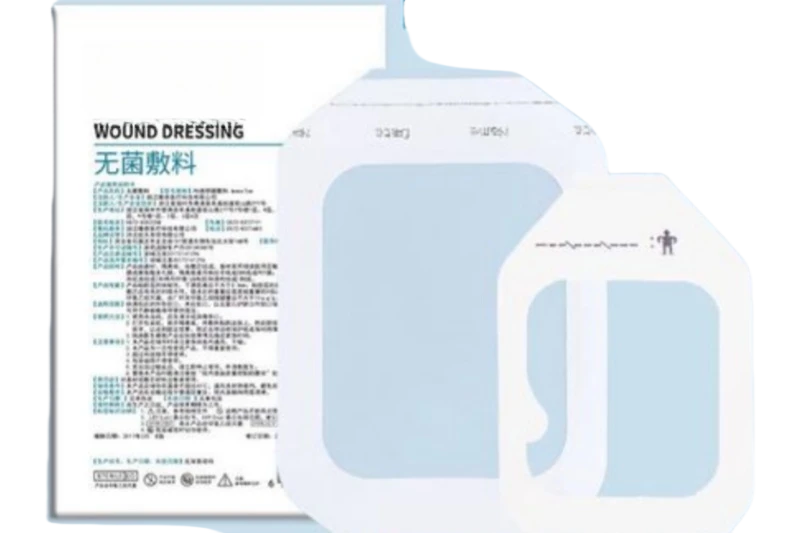 High-Absorbency Bordered Catheter Fixing Dressing